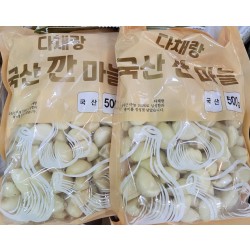 국내산  깐 마늘